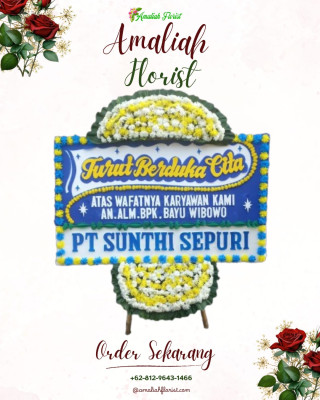Papan Bunga Duka di Tarakan Timur