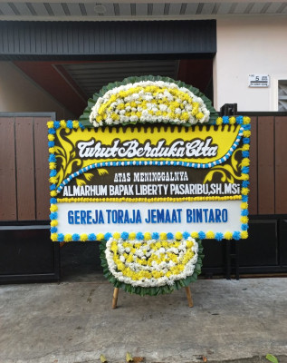Papan Bunga Duka di Tarakan Timur