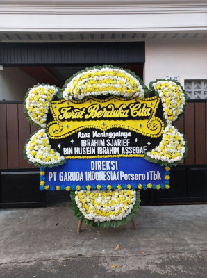 Papan Bunga Duka di Tarakan Timur