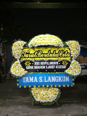 Papan Bunga Duka di Tarakan Timur