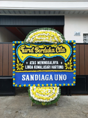 Papan Bunga Duka di Tarakan Timur